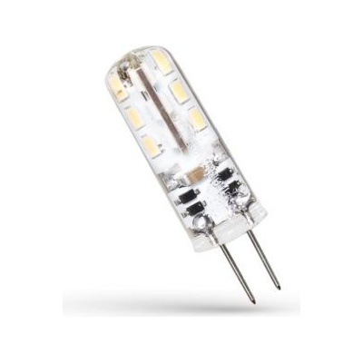 Spectrum LED LED žiarovka G4 1,5W, 12V, 270° [WOJ+13118] Studená biela