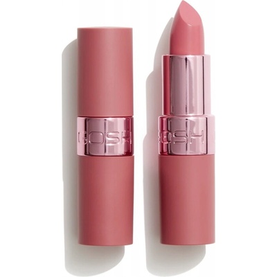 Gosh Luxury Rose Lips polomatná rtěnka 001 Love 4 g