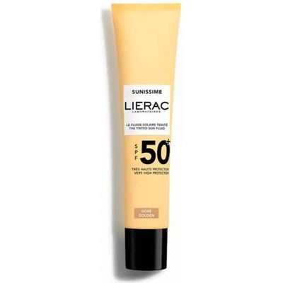 LIERAC Sunissime Fluid Color SPF50 40ml Facial Sunscreen - Yellow