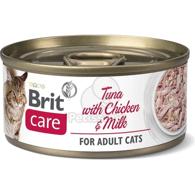 Brit Care Cat Tuna with Chicken & Milk 6 x 70 г