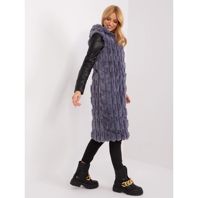 Wool Fashion Italia vesta AT-KZ-2368-1.57 Sivá