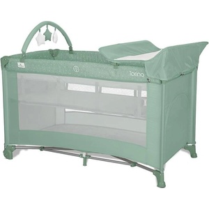 Lorelli Бебешка кошара на 2 нива Lorelli - Torino Plus, Green (10080472605) - baby