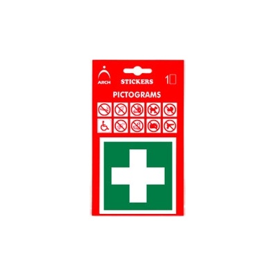 Samolepka piktogram - První pomoc - místnost s lékárničkou