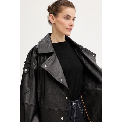 BOSS Orange Кожено яке BOSS Orange C Sassea (50552201)