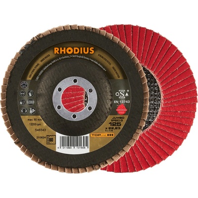 Rhodius Brúsny lamelový kotúč 125 x 22,23 mm K80 210624
