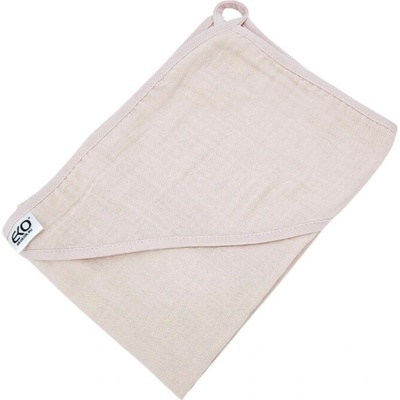 EKO Osuška na kúpanie mušelínová Rose pink 100x100 cm