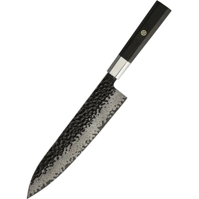 IZMAEL Damaškový kuchynský nôž Yunoka Chef/Hnedá 20.3 cm