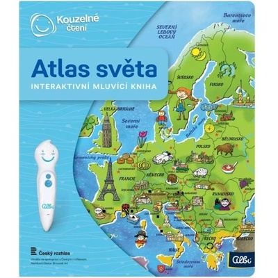 Albi Kouzelné čtení Kniha Atlas světa – Zboží Mobilmania