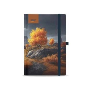 STREET Бележник с ластик Serenity A5 96л тв. корици