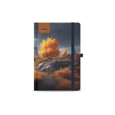 STREET Бележник с ластик Serenity A5 96л тв. корици