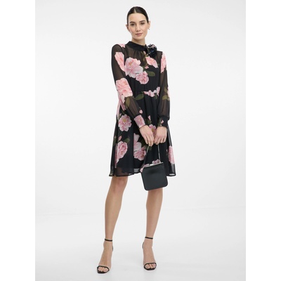 orsay Черна дамска рокля до коляното с цветя ORSAY Orsay | Cheren | ЖЕНИ | 34