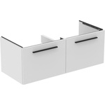 Ideal Standard i. life B стенен долен шкаф, матово бяло, 2 чекмеджета, 120 см (T5277DU)