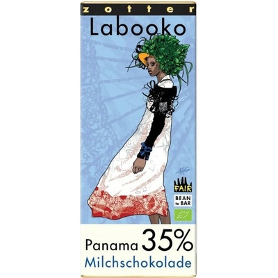 Zotter Bio mléčná 35% Panama 70 g