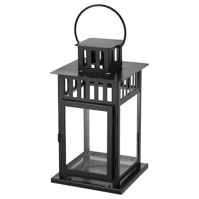 Lucerna IKEA kovová, sklo 44 cm