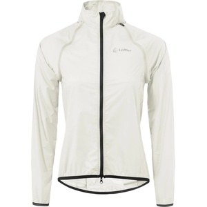 Löffler Дамско ветрозащитно яке за колоездене Löffler Women's Bike Zip-Off Jacket Windshell Cycling jacket - Creme White - размер 46 (EU) (151-0833-0217)