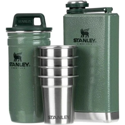 Stanley The Pre Party Shot Glass 4 cups 59 ml & Flask 230 ml Set Pohárikov + Ploskačka Matte Black