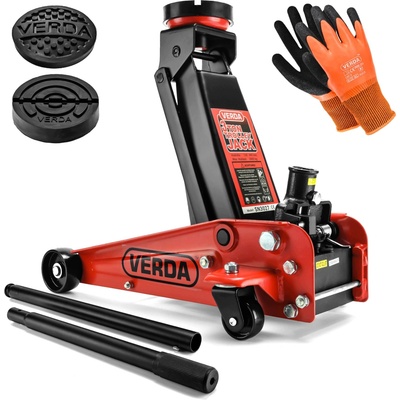 Verda hever automobilový 3 t ŽÁBA ZVEDÁK HYDRAULICKÝ NÍZKOPROFILOVÝ 130-490 mm