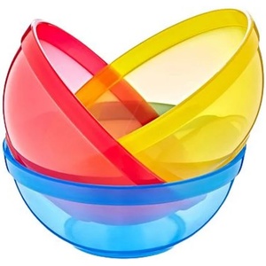 BabyJem Комплект силиконови купички BabyJem - 3 броя, за момче (546)