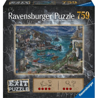 RAVENSBURGER Únikové EXIT Fishing Village 759 dielov