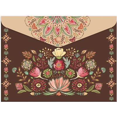 ARGUS Plastová obálka s cvočkom A5 Floral scape 16470389