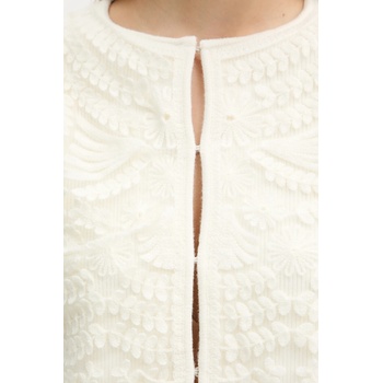 Twinset Жилетка с вълна Twinset в бежово от лека материя 252TT3453 (252TT3453)