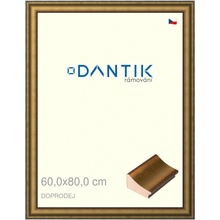 DANTIK rámeček 60x80 | Doprodej | METAL AU prohlá velká (Plexi Čiré)