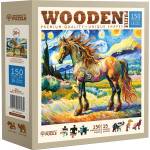 Wooden City - Puzzle Modern Horse wooden - 150 piese
