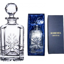 Onte Crystal Bohemia Crystal ručne brúsená karafa na whisky Mašľa 800 ml