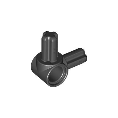 LEGO® 10197 Kolíkový konektor dvoch kolmých osiek - Tmavosivá