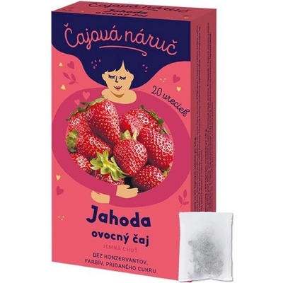 Leros Čaj ovocný Čajová náruč jahoda 20 x 1 g