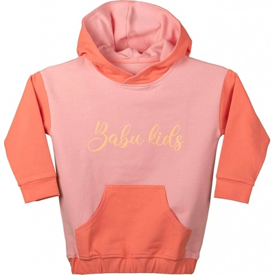 Dívčí mikina Peach glitter