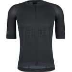 X-Bionic Мъжка фланелка с къс ръкав за колоездене X-Bionic Xceed Ride Jersey S/S Cycling jersey - X Black / Rhino Grey - размер XL (056-3355-0214)
