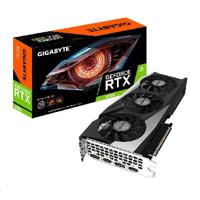 GIGABYTE VGA NVIDIA GeForce RTX 3060 GAMING OC 12G LHR Rev. 2.0, RTX 3060 LHR, 12 GB GDDR6, 2xDP, 2xHDMI GV-N3060GAMING OC-12GD 2.0