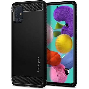 Image 1 of Spigen Кейс Spigen, Rugged Armor, за Samsung A515 Galaxy A51, Черен Matt (4129)