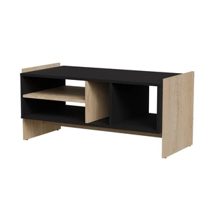 Cama meble Cama PORTO пейка/маса 100x50x46 дъб/черно (PORTO 473530)
