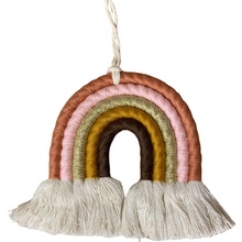 Dream Creations Macramé duha terra cotta se zlatým obloukem