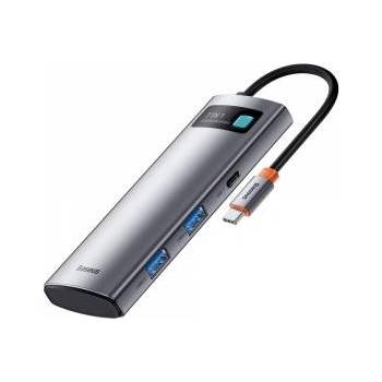 Baseus 7w1 Baseus Adapter Hub USB-C na 2x USB 3.0 + HDMI + USB-C PD