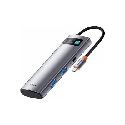 Baseus 7w1 Baseus Adapter Hub USB-C na 2x USB 3.0 + HDMI + USB-C PD
