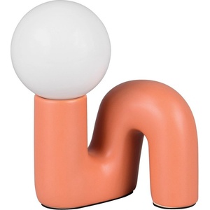 Reality Оранжева керамична настолна лампа (височина 21, 5 cm) Quinn - Reality (R56821040)