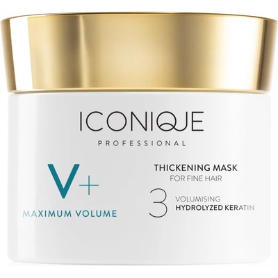 ICONIQUE Professional V+ Maximum volume Thickening mask интензивна маска за обем за нежна коса 100ml