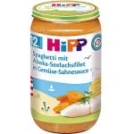 Hipp Био пюре Hipp - Спагети, морска треска и зеленчуци, 250 g (6825) - baby