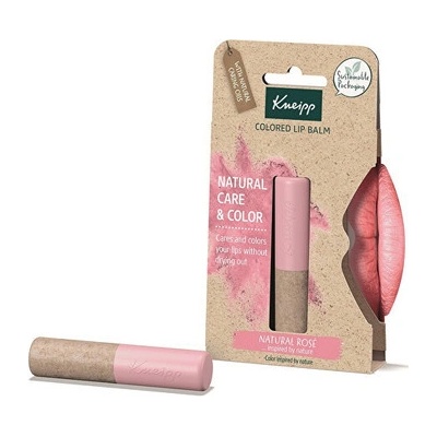 Kneipp Natural Colored Lip Balm Rosé Farebný balzam na pery 3.5 g