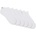 Hugo Чорапи Hugo Men's Cotton Blend 6-Pack Trainer Socks - White 100