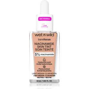 Wet n Wild BareFocus Niacinamide Skin Tint лек хидратиращ фон дьо тен цвят Light Medium (Cool) 32ml