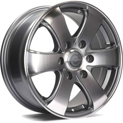 Carbonado Mammuth 7x16 6x130 ET50 anthracite front polished