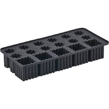 Zone Denmark Формичка за кубчета лед Singles черна (31764)