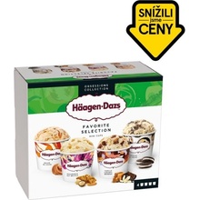 Häagen-Dazs Favorite Selection variace smetanových mražených krémů 4 x 95ml