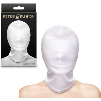 Image 1 of Маска за глава, без отвори - Fetish & Fashion White (NSTOYS1148)