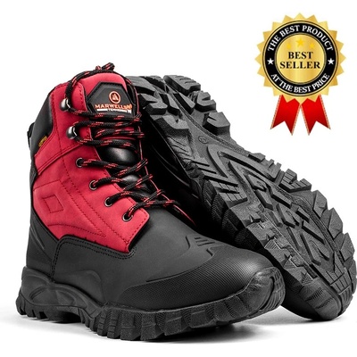 Marwells North Wild IV Mid боти - Червени 20230918007 (404556_Червен)