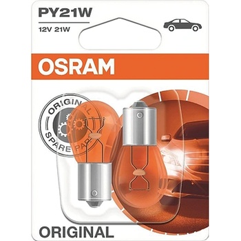 OSRAM КРУШКА АВТОМОБИЛНА ОСРАМ py21w 12v ЗА МИГАЧИ ОЖАНЖ 2бр (2061014)